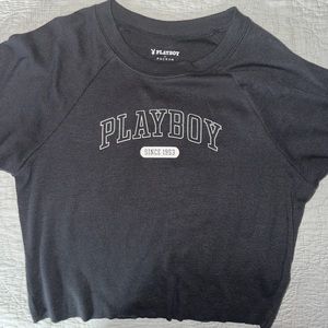 Playboy cropped tee